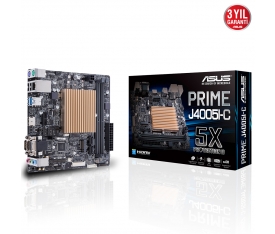 ASUS PRIME J4005I-C DDR4 M2 PCIe NVME HDMI mITX Dahili İşlemci