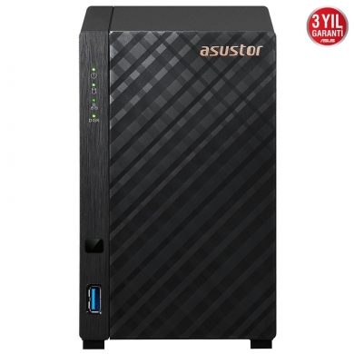 ASUSTOR AS1102T REALTEK QC 1 GB RAM- 2-diskli Nas Server (Disksiz)