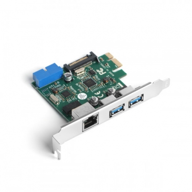 DARK DK-NT-PEGLANU2 Gigabit 1port PCIe 1X Ethernet-2X USB 3.0