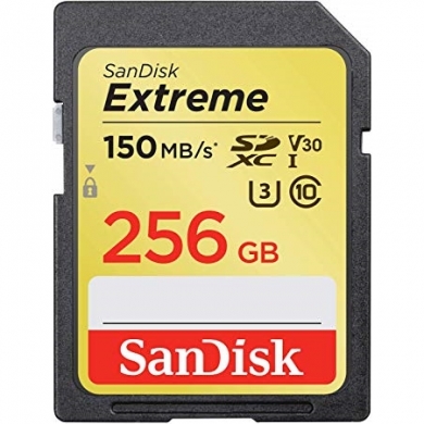 SANDISK 256GB EXTREME SDSDXV5-256G-GNCIN SD UHS-I HAFIZA KARTI