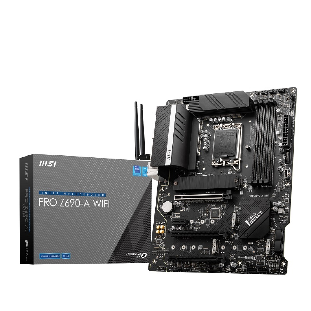 MSI PRO Z690-A WIFI DDR5 M2 PCIe NVME HDMI DP PCIe 16X v5.0 1700p ATX
