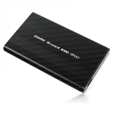 DARK 2.5" USB 2.0 DK-AC-DSE20 Alüminyum Harddisk Kutusu Siyah