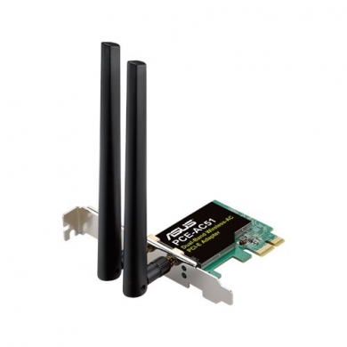 ASUS PCE-AC51 750mbps Dual Band PCIe Kablosuz Adaptör