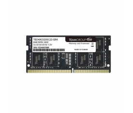 TEAM 8GB DDR4 3200MHZ CL22 NOTEBOOK RAM Elite TED48G3200C22-S01