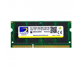 TWINMOS 8GB DDR3 1600 MHz NOTEBOOK RAM MDD38GB1600N 1.5volt