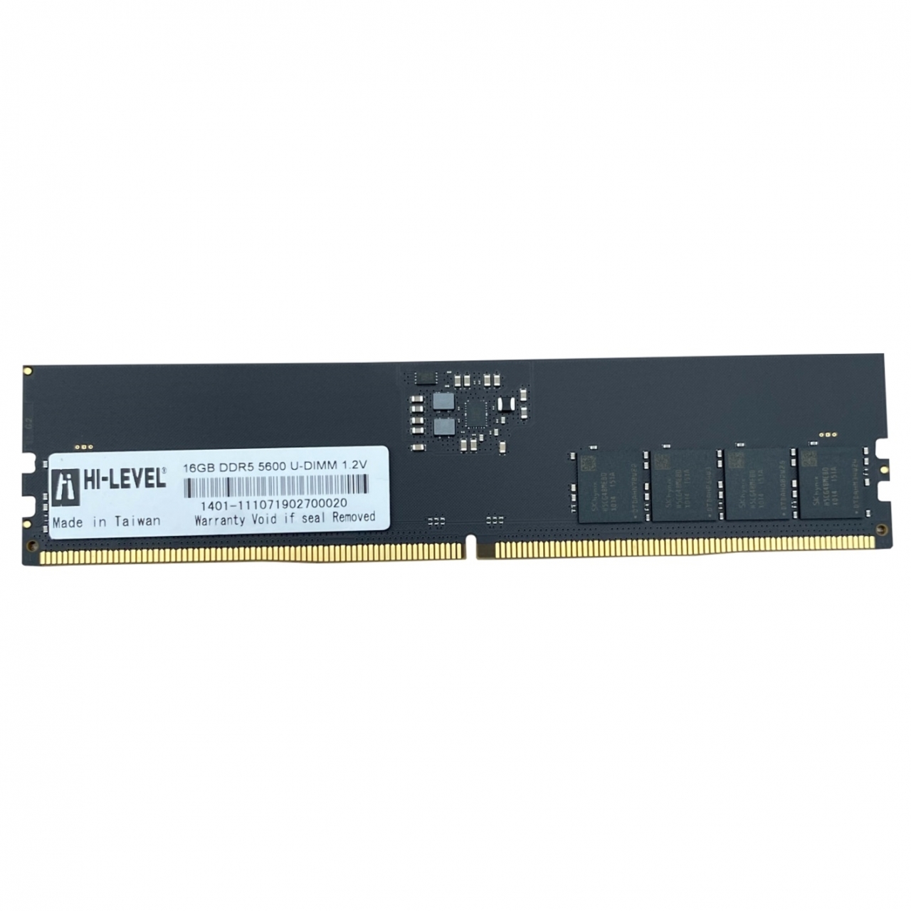 HI-LEVEL 16GB DDR5 5600MHZ CL38 PC RAM VALUE HLV-PC44800D5-16G
