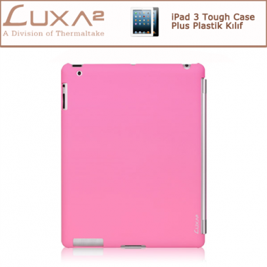 LUXA2 iPad 3 Tough Case Plus Plastik Kılıf - Pembe