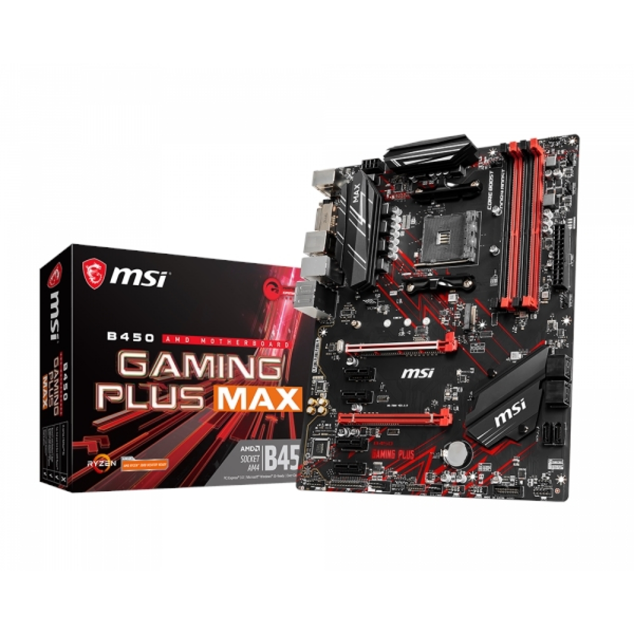 MSI B450 GAMING PLUS MAX DDR4 SATA3 M2 PCIE NVME HDMI PCIe 16 AM4 ATX