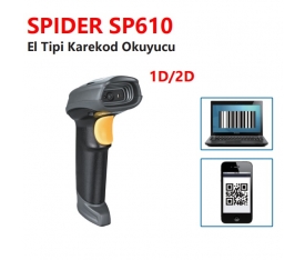 SPIDER El 2D Imager SP610 USB El Tipi Karekod Okuyucu