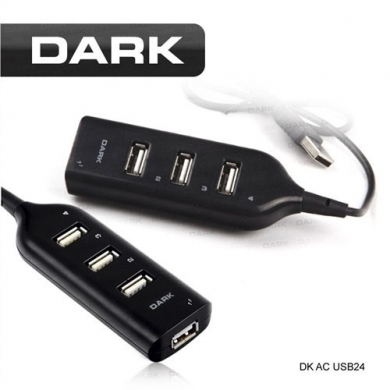 DARK DK-AC-USB24 4port USB 2.0 Siyah USB Çoklayıcı Hub