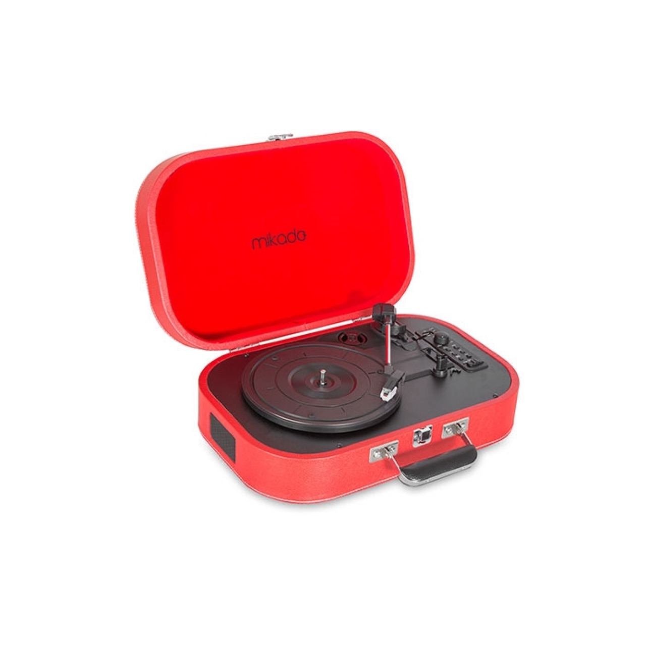 Mikado Nostalgia MN-101 Pikap Kırmızı Usb+RCA+Bluetooth Destekli Müzik Kutusu