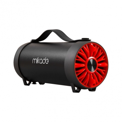Mikado MD-54BT Siyah/Kırmızı Usb+FM Destekli 3W+10W Bluetooth Speaker