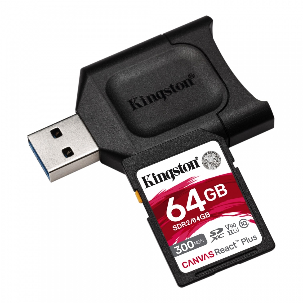 KINGSTON 64GB SD CLASS 10 Hafıza Kartı +Kart Okuyucu MLPR2/64GB