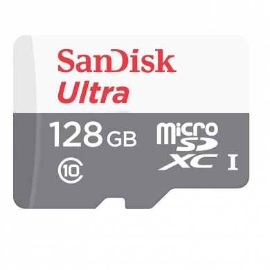 SANDISK 128GB ULTRA SDSQUNR-128G-GN6MN CLASS 10 mSD KART