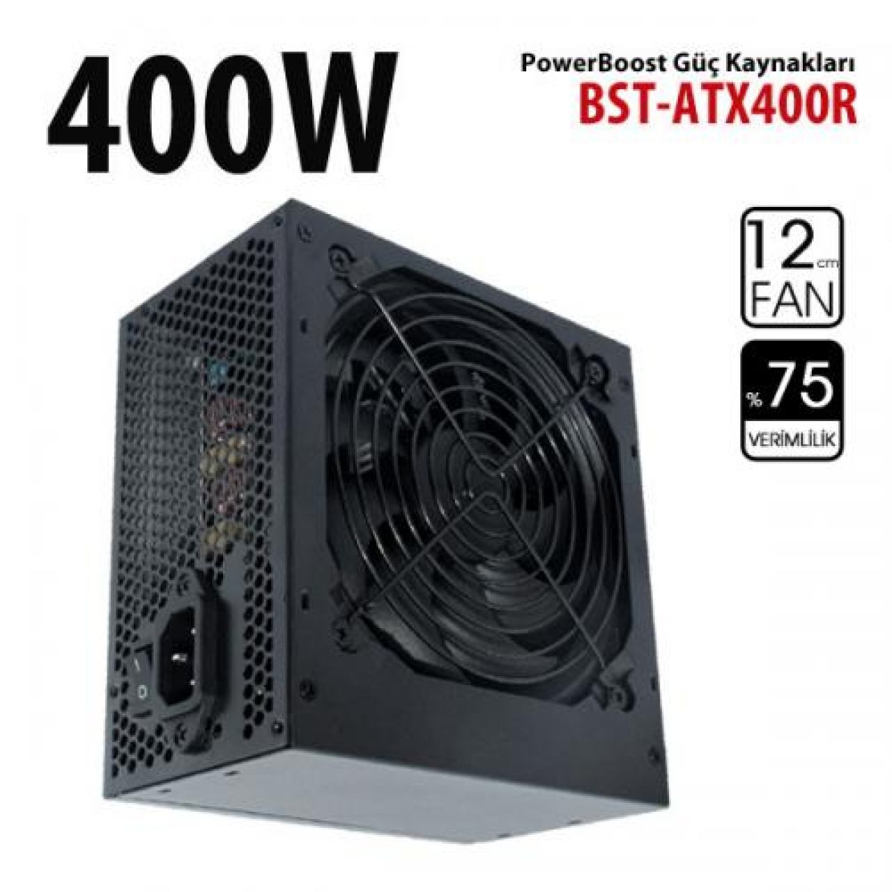 POWERBOOST 400W BST-ATX400R 12CM FANLI POWER SUPPLY