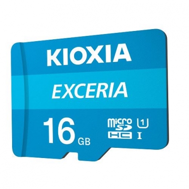 KIOXIA MicroSD 16GB EXCERIA Class10 Hafıza Kartı