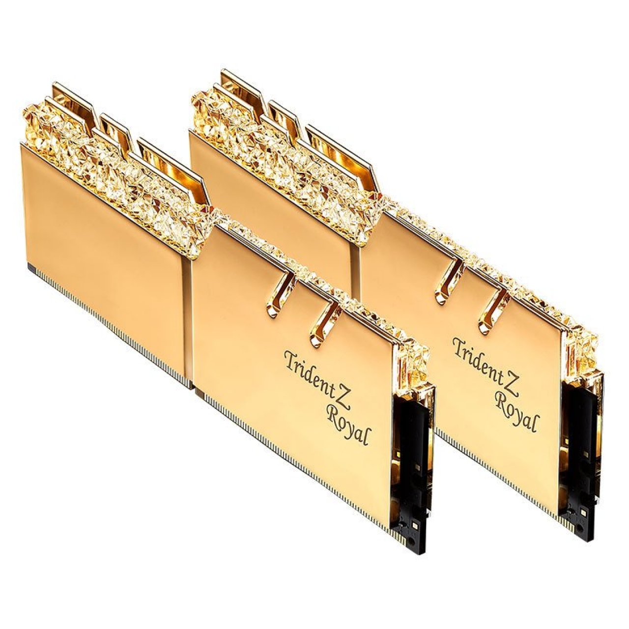 GSKILL 64GB (2X 32GB) DDR4 3600MHZ CL18 DUAL KIT PC RAM TRIDENT Z ROYAL GOLD F4-3600C18D-64GTRG