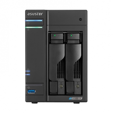 ASUSTOR AS6602T CELERON 4GB RAM 2-Disk\'e Kadar Destekli Nas Server (Disksiz)