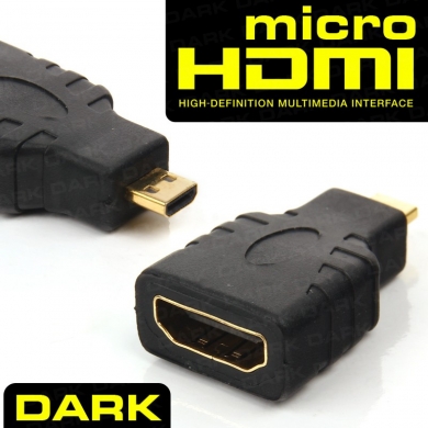 DARK DK-HD-AHDMIXMICRO mHDMI-HDMI Görüntü Adaptörü Siyah