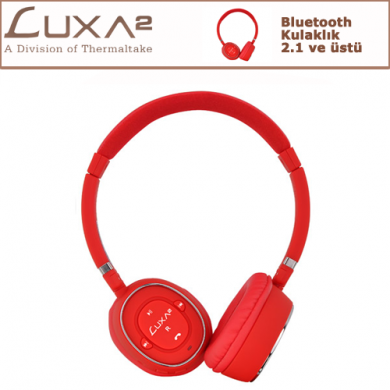 LUXA2 Bluetooth Kulaklık - Kırmızı