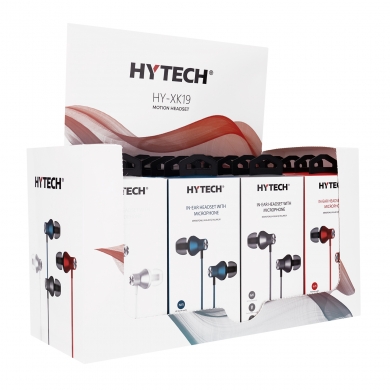 Hytech HY-XK19 20-li Set 4-adet Kırmızı + 4-adet Mavi 6-adet Beyaz + 6-adet Gri Mikrofonlu Kulaklık Set