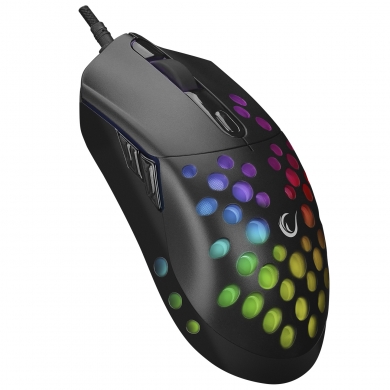 Rampage SMX-R66 ROCKET Ultra Hafif Siyah RGB Ledli 12000dpi Gaming Oyuncu Mouse