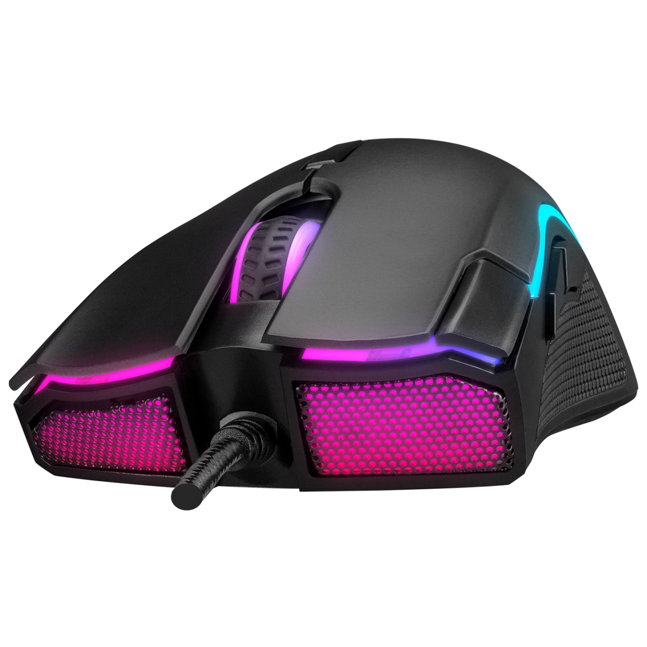 Rampage SMX-R125 CINDER Usb Siyah RGB Işıklı 24000 dpi Gaming Oyuncu Mouse