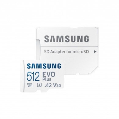 SAMSUNG 512GB EVO PLUS MB-MC512KA/TR MICRO-SD HAFIZA KARTI