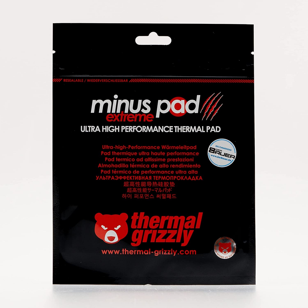 Thermal Grizzly Minus Termal Pad Extreme 100x100x0.5mm