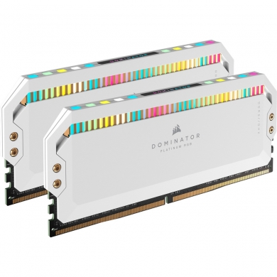 CORSAIR 32GB (2X 16GB) DDR5 5600MHZ CL36 DUAL KIT RGB PC RAM DOMINATOR PLATINUM RAMCMT32GX5M2B5600C36W BEYAZ