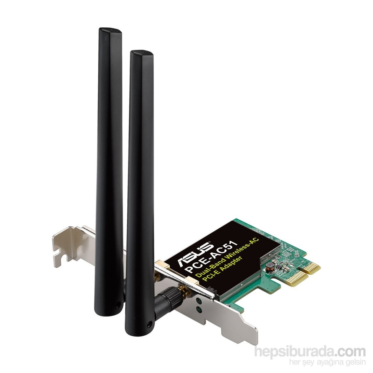 ASUS PCE-AC51 Kablosuz-AC750 Çift Bant PCI-E Adaptörü