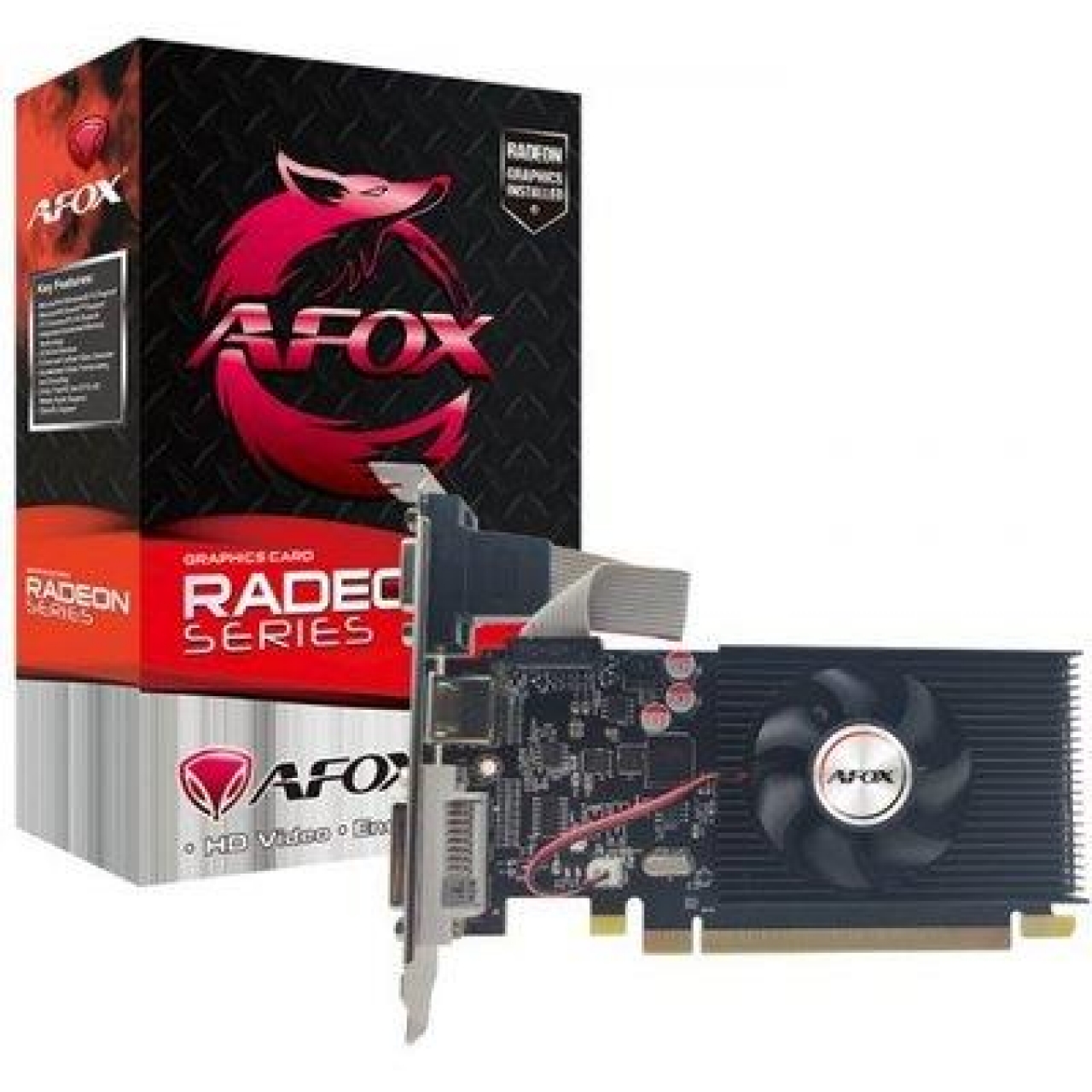 AFOX 2GB HD5450 AF5450-2048D3L5-V2 DDR3 64Bit PCIE 2.0