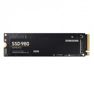 SAMSUNG 250GB SSD980 MZ-V8V250BW 2900- 1300MB/s M2 PCIe NVMe Gen3 Disk