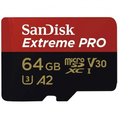 SANDISK 64GB  EXTREME PRO SDSQXCU-064G-GN6MA MICRO-SD HAFIZA KARTI