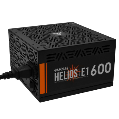 GAMDIAS 600W HELIOS E1-600 12CM FANLI POWER SUPPLY