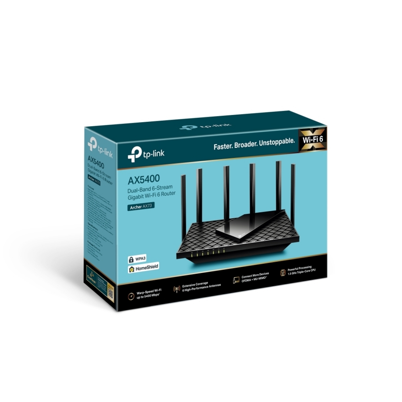 TP-LINK ARCHER AX72 AX5400 Dual-Band Gigabit WiFi 6 Router